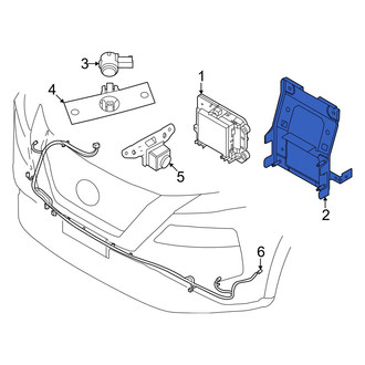 Nissan OE - Cruise Control Distance Sensor Bracket
