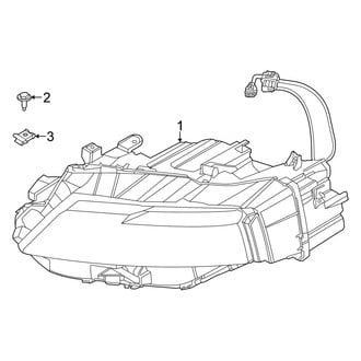 Nissan OE - Front Lamps - Headlamp Components