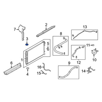 Nissan OE - Lower Radiator Insulator
