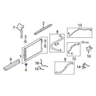Nissan OE - Lower Radiator Insulator