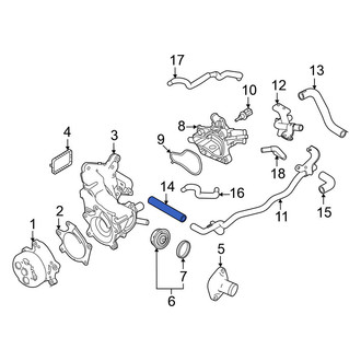 Nissan OE - Lower Radiator Coolant Hose