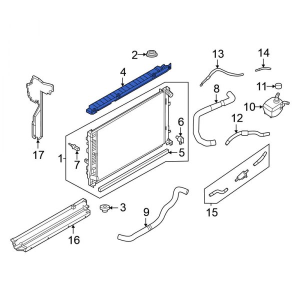 Radiator Mount Bracket