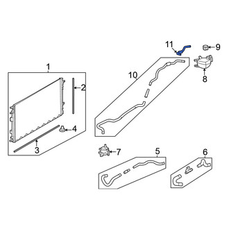 Nissan OE - Engine Coolant Overflow Hose