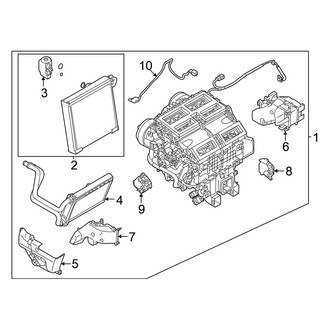 Nissan OE - Air Conditioner & Heater - Evaporator & Heater Components (USA Built)