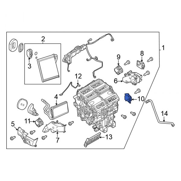 HVAC Air Inlet Door Actuator