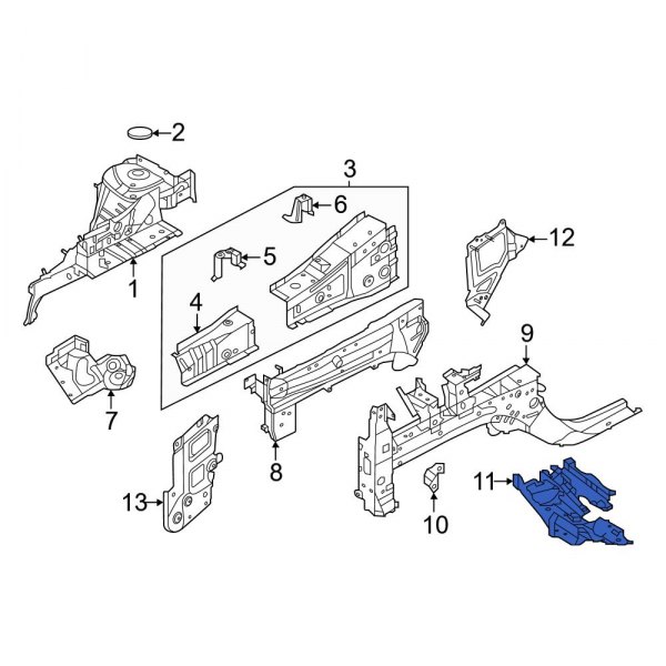 Suspension Strut Mount Bracket