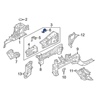 Nissan OE - Front Left Forward Fender Apron Reinforcement Bracket