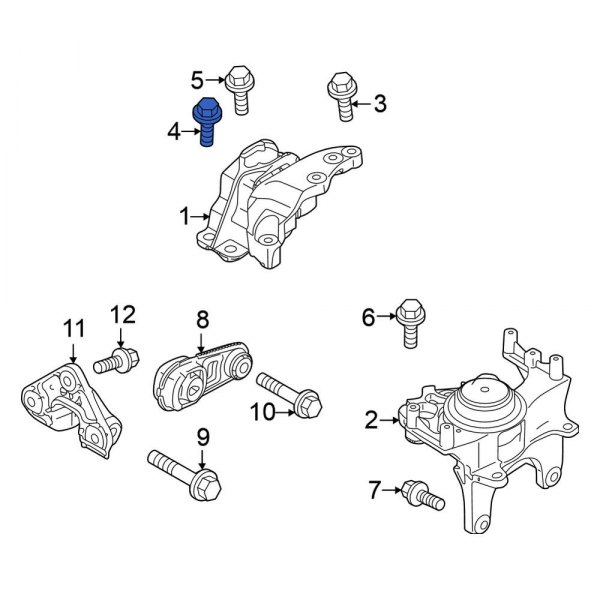 Engine Mount Bolt