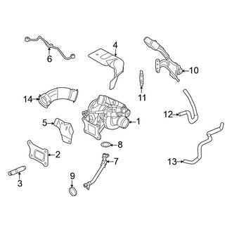 Nissan OE - Engine / Transaxle - Turbocharger & Components (1.5L)