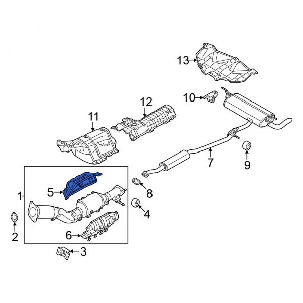 Catalytic Converter Heat Shield