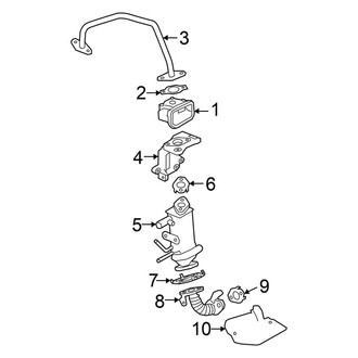 Nissan OE - Emission System - EGR System (2.5L)