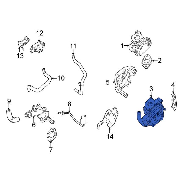 Exhaust Gas Recirculation (EGR) Cooler