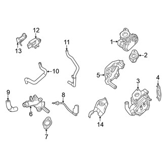 Nissan OE - Emission System - EGR System (1.5L)
