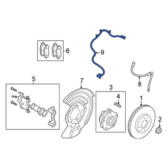 Nissan OE - Front ABS Wheel Speed Sensor