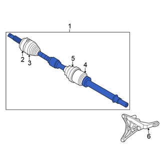 Nissan OE - Front Right CV Axle Assembly