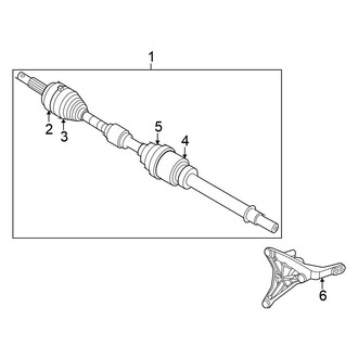 Nissan OE - Front Suspension - Drive Axles (USA Built)