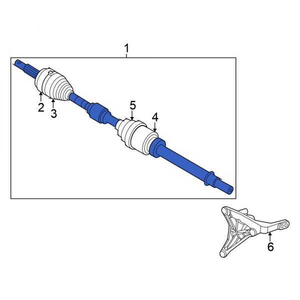 CV Axle Assembly