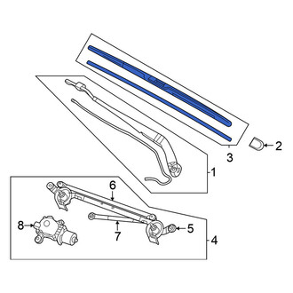 Nissan OE - Front Left Wiper Blade