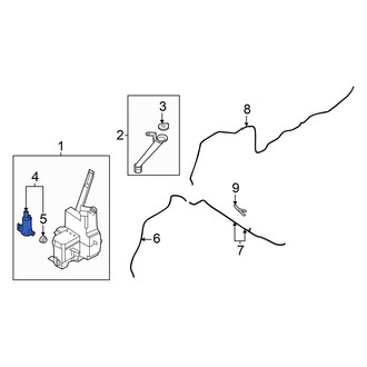 Nissan OE - Windshield Washer Pump