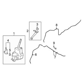 Nissan OE - Front Windshield Washer Hose