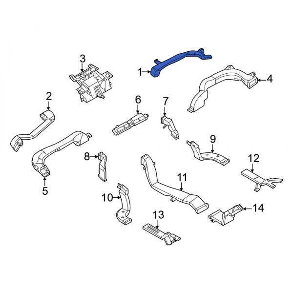 Instrument Panel Air Duct