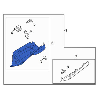 Nissan OE - Front Glove Box