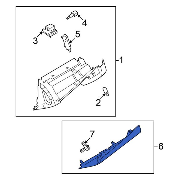 Glove Box Door