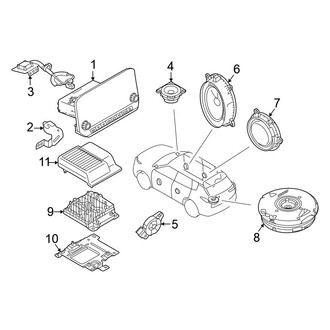 Nissan OE - Instrument Panel - Sound System