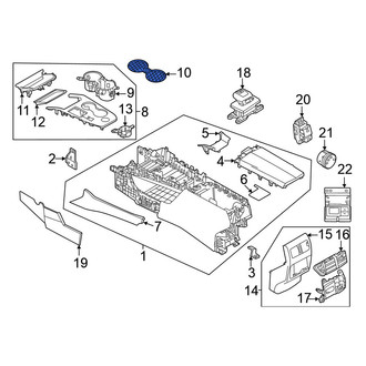 Nissan OE - Console Mat