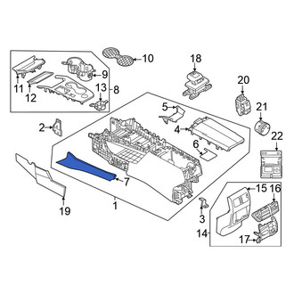 Nissan OE - Front Left Upper Console Trim Panel