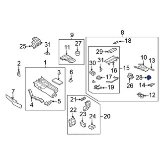 Nissan OE - Transfer Case Switch