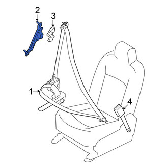 Nissan OE - Front Seat Belt Height Adjuster