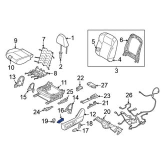 Nissan OE - Front Left Power Seat Switch