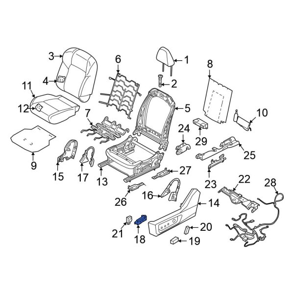 Power Seat Switch