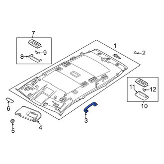 Nissan OE - Front Interior Grab Bar