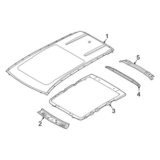 Nissan OE - Roof & Components (With Sunroof)