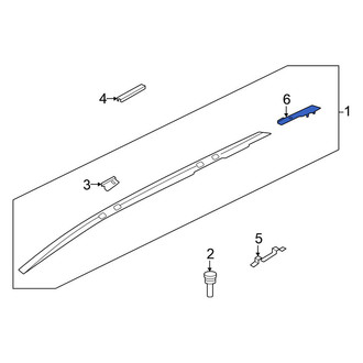 Nissan OE - Rear Left Liftgate Hinge Cover