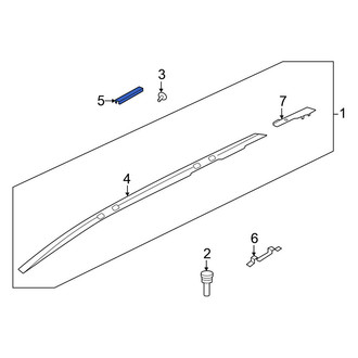 Nissan OE - Front Right Roof Rack Cover