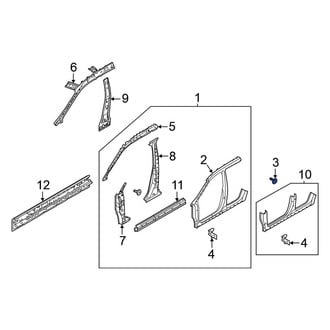 Nissan OE - Windshield Molding Clip