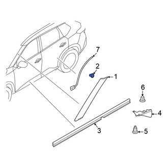 Nissan OE - Windshield Molding Grommet