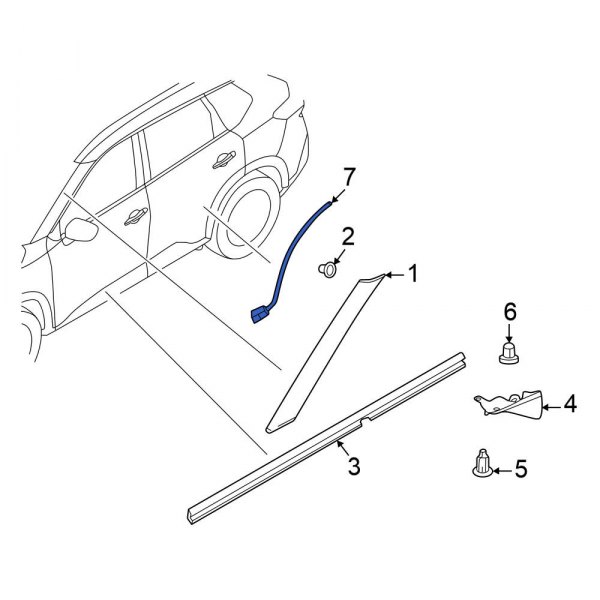 Wheel Arch Molding Seal