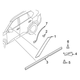 Nissan OE - Pillars, Rocker & Floor - Exterior Trim (Japan Built)