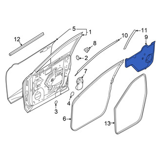 Nissan OE - Front Right Door Water Deflector