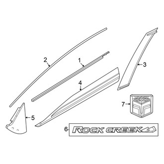 Nissan OE - Front Door - Exterior Trim