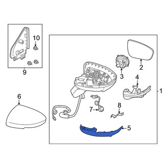 Nissan OE - Front Left Door Mirror Trim Ring