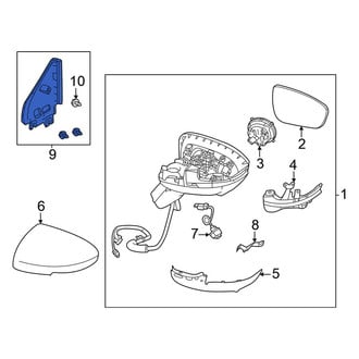 Nissan OE - Front Left Door Mirror Trim Ring