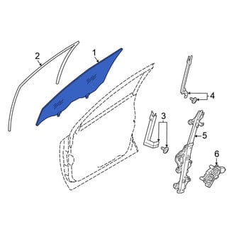 Nissan OE - Front Left Door Glass