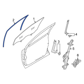 Nissan OE - Front Left Window Channel