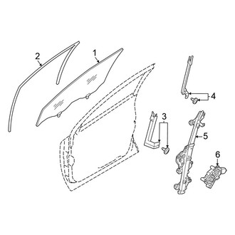 Nissan OE - Front Door - Glass & Hardware