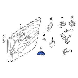 Nissan OE - Front Left Door Switch Trim Panel
